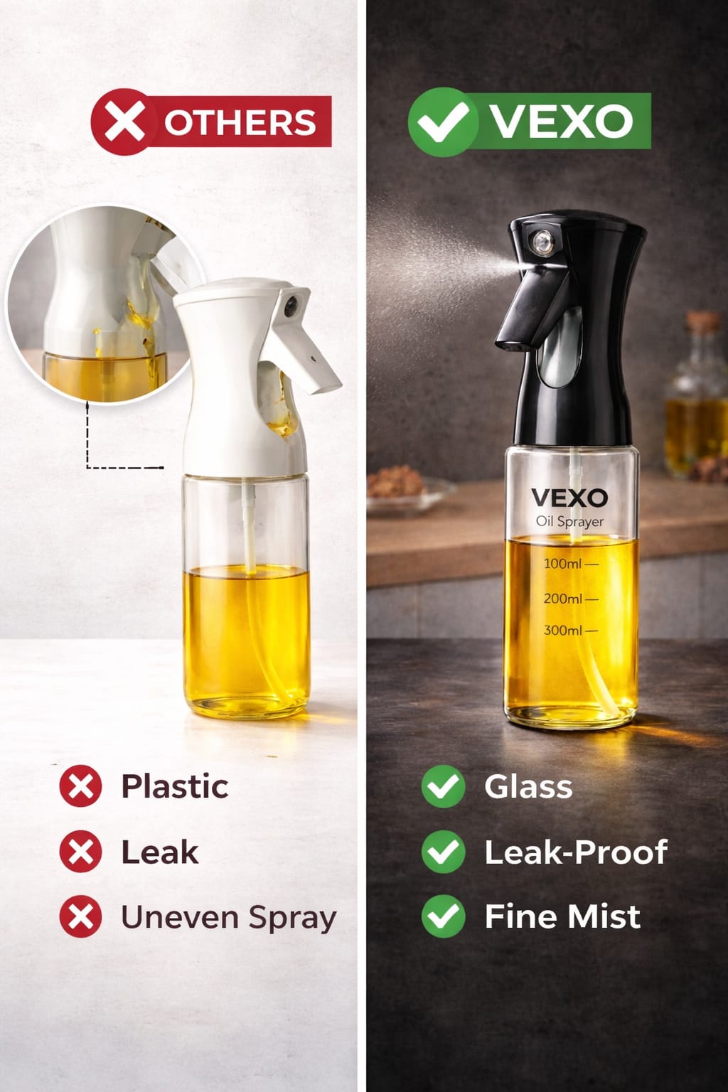 VEXO Oil Sprayer 300ml | Coming Soon