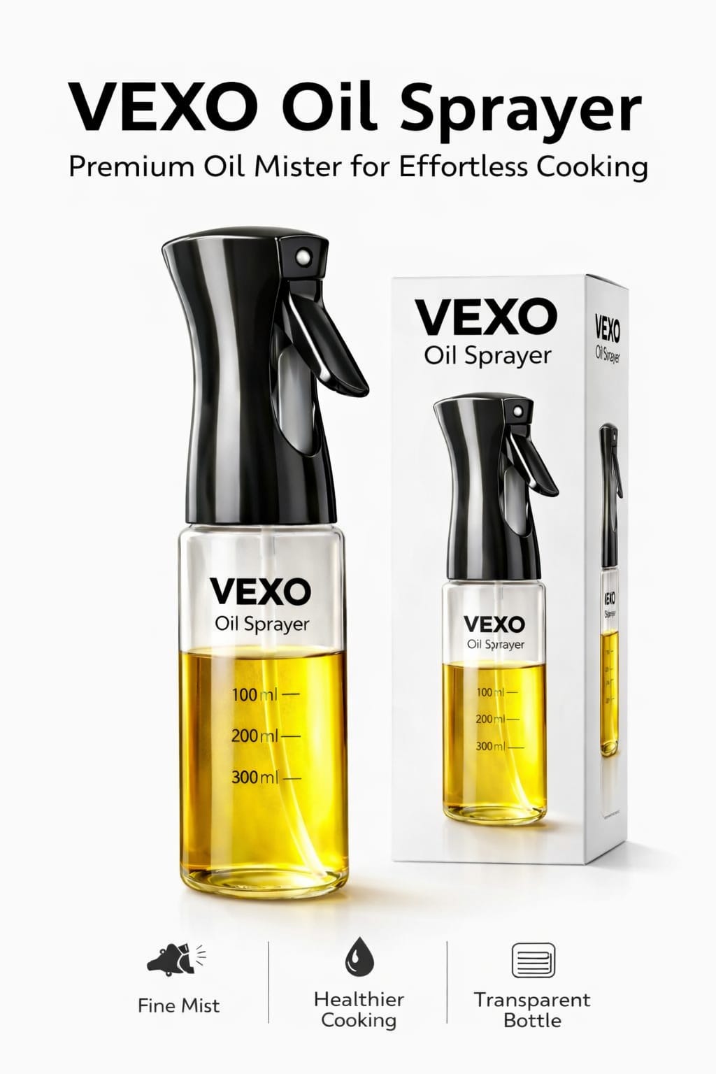 VEXO Oil Sprayer 300ml | Coming Soon